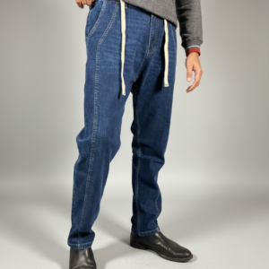 full panel pants blue