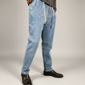 full panel pants light blue