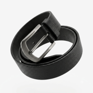 leather belt black